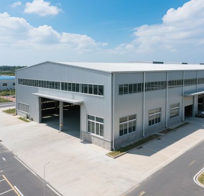 Prefabricated Food Factory Steel Structure Warehouse Building 1000 Square Meter