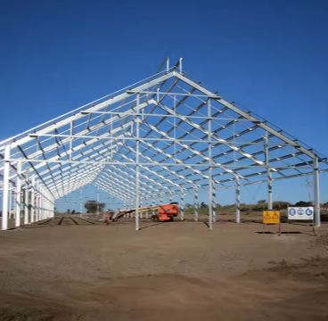 Logistics Factory Barn Kit School Hospital Modular Industrial Factory Large Metal Kits Farm Warehouses Prefab Steel Structure Building