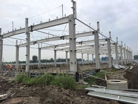 Modular Erection Steel Industrial Plant For Mechanical Processing Anchor Bolt Sets Custom Bay Width Complete Technical Documentation