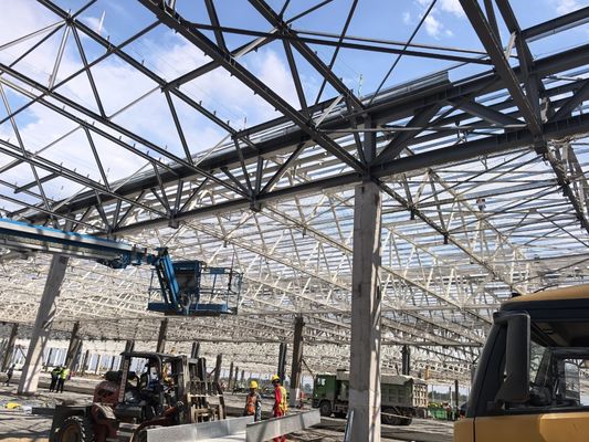 Modular Erection Steel Industrial Plant For Mechanical Processing Anchor Bolt Sets Custom Bay Width Complete Technical Documentation