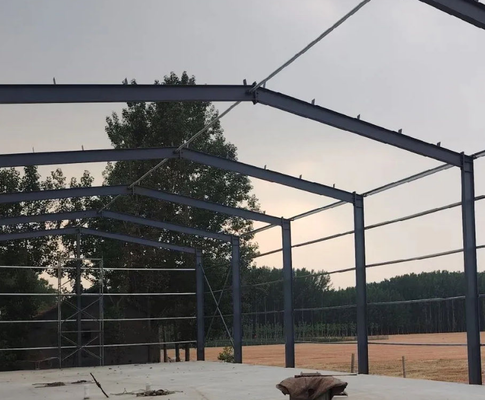 Heavy Duty Steel Structure Factory Workshop Prefabricated Portal Frame Metal Building for Industrial Production