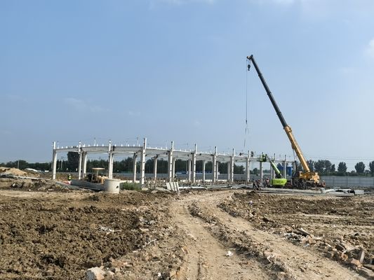 Modular Erection Steel Industrial Plant For Mechanical Processing Anchor Bolt Sets Custom Bay Width Complete Technical Documentation